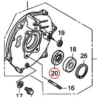 Whites 44x58x8 Rear Brake Seal for Honda TRX500FM1 4WD FOREMAN 2014-2017