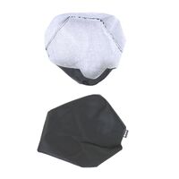 Whites Black Vinyl Seat Cover for Yamaha AG125 2017-2025