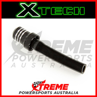 Xtech Motorcycle Black Gas Tank Alloy Breather Fuel Vent With Hose For Fuel Cap