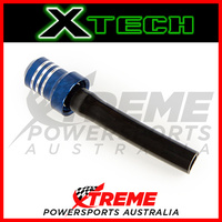 Xtech Motorcycle Blue Gas Tank Alloy Breather Fuel Vent With Hose For Fuel Cap