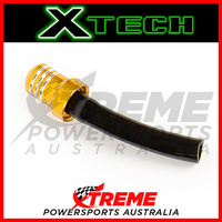 Xtech Motorcycle Gold Gas Tank Alloy Breather Fuel Vent With Hose For Fuel Cap
