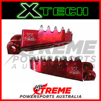 Yamaha YZ85 2003 Onwards Red Pro Footpegs Xtech XTMFPY012 MX Motocross