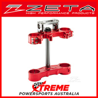 Zeta Honda CRF250L/M 2012-2016 Red Triple Handlebar Clamp Kit ZE14-1255