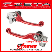 Zeta Yamaha YZ125/250 2008-2014 Red Pivot Brake Clutch Lever Set FP ZE44-1113