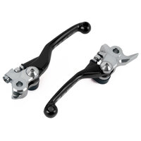 Zeta Husqvarna TE150 17 Black Pivot Lever Set FP For Magura Clutch,Brembo Brake ZE44-4131