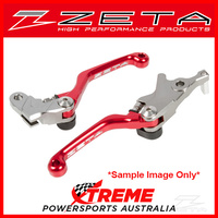 Zeta For Suzuki DRZ400S/SM 2000-2017 Red Pivot Brake Clutch Lever Set CP ZE44-7013