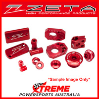 Zeta Honda CRF250R 10-17 Red Anodised Billet Bling Kit ZE51-2032
