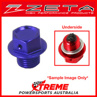 Blue Magnetic Drain Bolt M10X15-P1.25 Yamaha WR250F 2001-2018, Zeta ZE58-1222