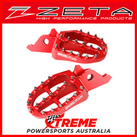 Zeta Honda CRF450RX 2017-2018 Red Foot Rest Pegs ZE93-1022