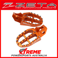 Zeta Husqvarna FS450 2015 Orange Foot Rest Pegs ZE93-1817