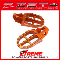 Zeta KTM 1050 ADVENTURE 2015-2016 Orange Foot Rest Pegs ZE93-1817