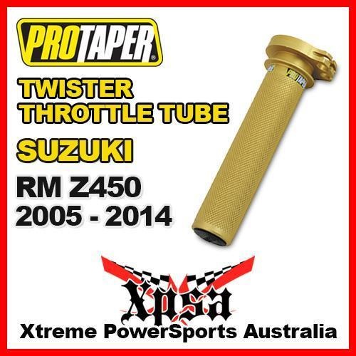 PRO TAPER TWISTER THROTTLE TUBE For Suzuki RM Z450 RMZ 450 RMZ450 2005-2014 MX GOLD
