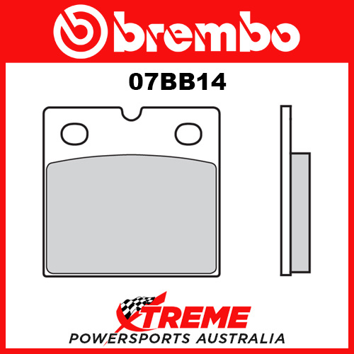 BMW K1 88-93 Brembo OEM Carbon Ceramic Rear Brake Pads 07BB14-18