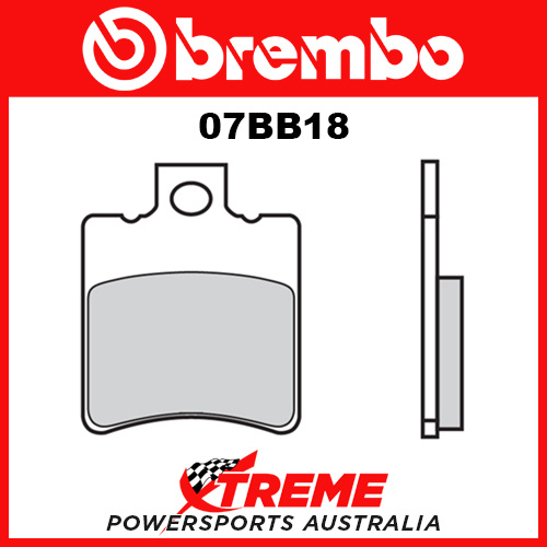 Brembo Piaggio Zip 50 Elettrico 02 OEM Carbon Ceramic Front Brake Pad 07BB18-34