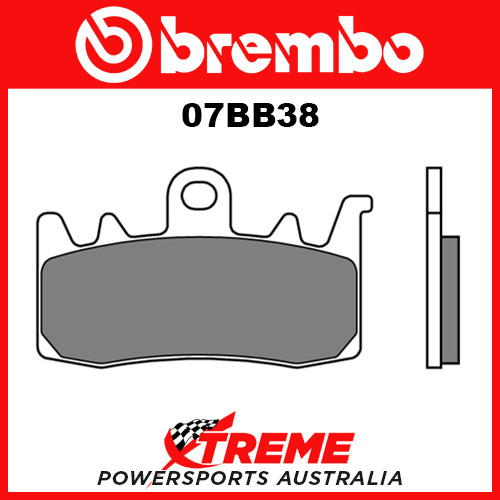 Can Am Spyder RS-S 13-15 Brembo Sintered Racing Front Brake Pads 07BB38-SC