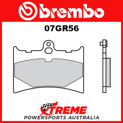 Brembo KTM 250 MX 1987 Sinter Road/Track Day Front Brake Pad 07GR56-SC