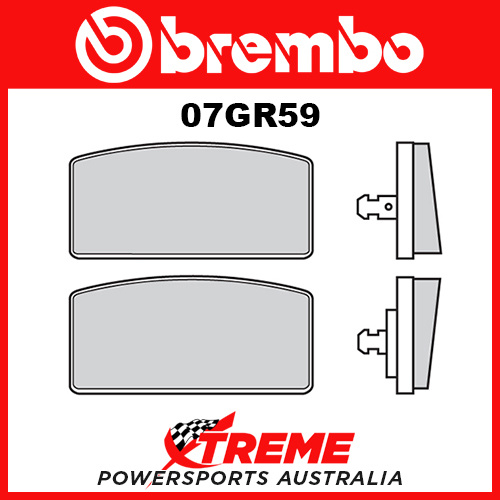 BMW R 75/6/75/7 73-79 Brembo Road Carbon Ceramic Front Brake Pads 07GR59-15