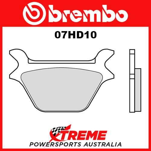 Brembo HD XLH Sportster 1988-1999 Road Carbon Ceramic Rear Brake Pad 07HD10-11
