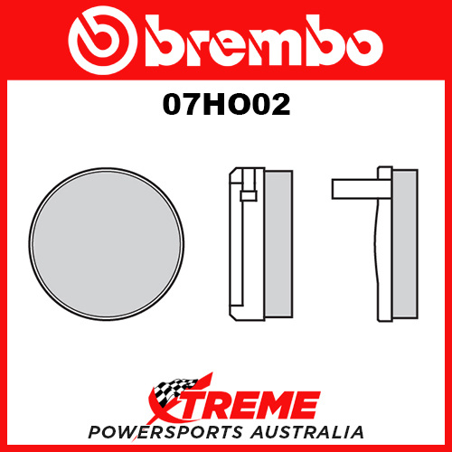Honda CB 750 K0-K6 69-77 Brembo Road Carbon Ceramic Front Brake Pads 07HO02-29