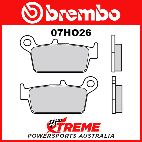 Brembo Honda XR400R 1996-2004 Sintered Off Road Rear Brake Pads 07HO26-SD