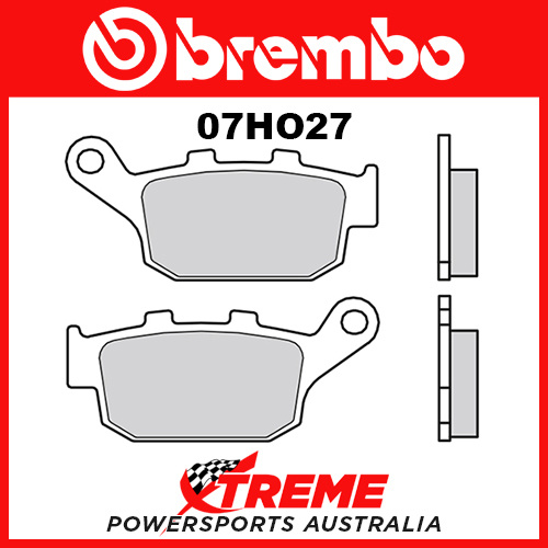 Brembo Honda CB400F CB-1 1989-1991 Road Carbon Ceramic Rear Brake Pad 07HO27-11