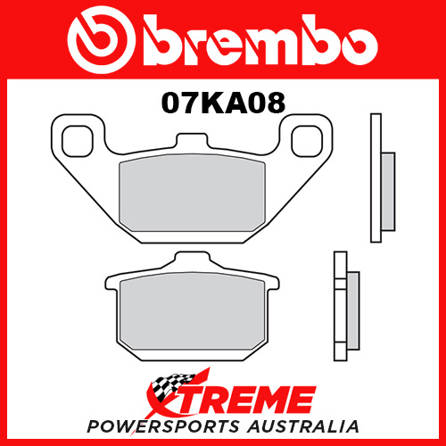 Kawa GPZ 550 A1-4 (ZX 550 A1-4) 84-87 Brembo Road Carbon Ceramic Front Brake Pads 07KA08-08