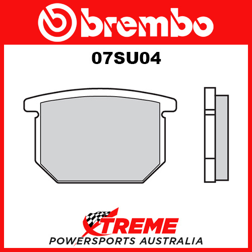 Brembo For Suzuki GSX 750 S-2 1984 Road Carbon Ceramic Front Brake Pad 07SU04-12