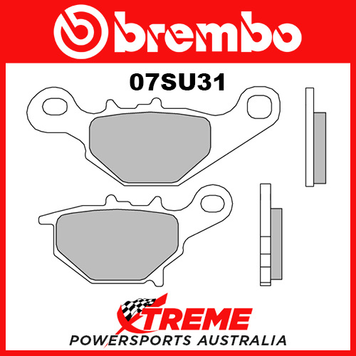 For Suzuki RM85 Small 17" wheel 05-15 Brembo Sintered Dirt Rear Brake Pads 07SU31-SD