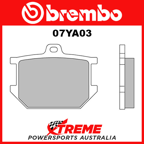 Yamaha XS 1100 S 81 Brembo Road Carbon Ceramic Rear Brake Pads 07YA03-09