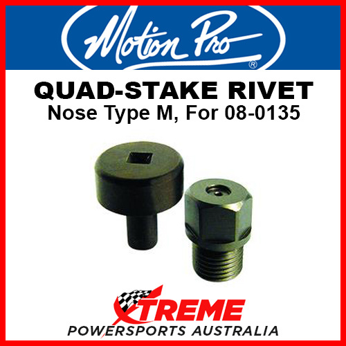 MP Quad-Stake Rivet Kit Nose-Type M. Link, use w/ 08-0135 Jumbo Tool 08-080142