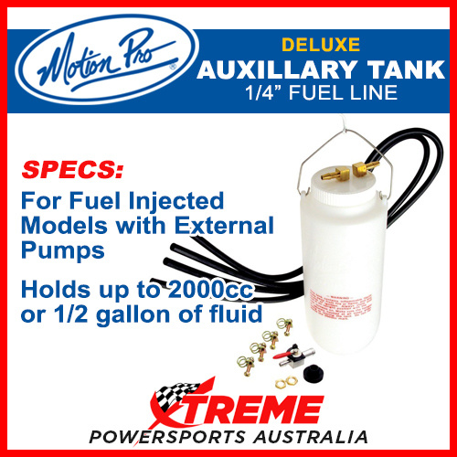 Motion Pro 1/4" Fuel Line Deluxe Auxiliary Tank FI / Carb Motorcycles 08-080189