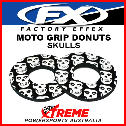 FX 2018 Skulls Moto Grip Donuts, MX ATV Dirt Pit Bike Motocross 08-67902