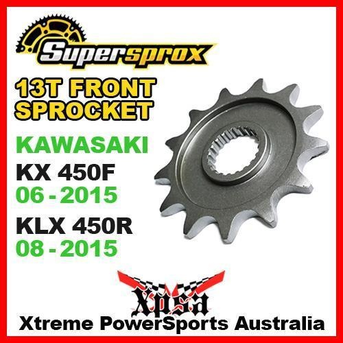 SUPERSPROX FRONT SPROCKET 13T KAWASAKI KX 450F KX450F 06-2015 KLX 450R 08-2015