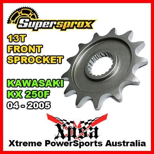 SUPERSPROX FRONT SPROCKET 13T 13 TOOTH KAWASAKI KX 250F KX250F 04-2005 STEEL MX