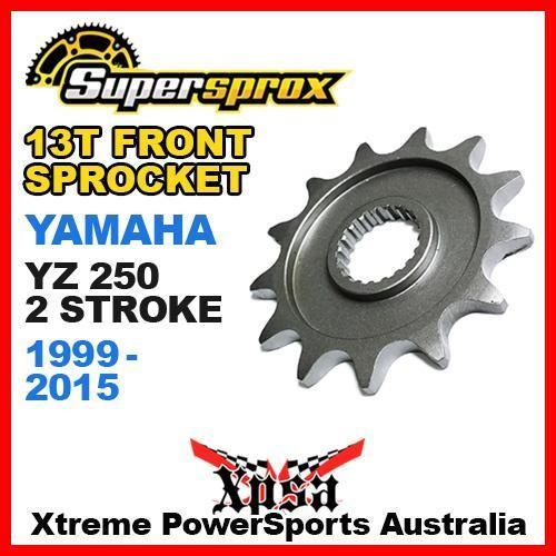 SUPERSPROX FRONT SPROCKET 13T YAMAHA YZ 250 YZ250 2T 2 STROKE 1999-2015 MX DIRT