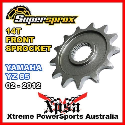 SUPERSPROX FRONT SPROCKET 14T 14 TOOTH YAMAHA YZ 85 YZ85 2002-2012 STEEL MX