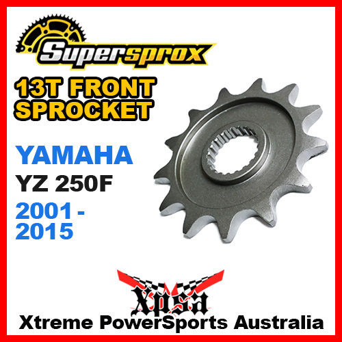 SUPERSPROX FRONT SPROCKET 13T 13 TOOTH YAMAHA YZ 250F YZ250F 2001-2015 STEEL MX