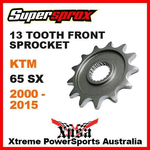 SUPERSPROX MX FRONT SPROCKET 13T 13 TOOTH KTM 65 SX 65SX SX65 2000-2015 STEEL