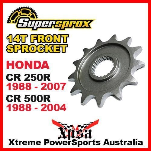 SUPERSPROX FRONT SPROCKET 14T 14 TOOTH CR 250R CR250R 88-07 CR500R 500R 88-04 MX