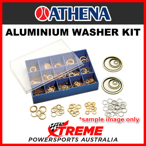 400 Piece Aluminium Washer Kit in plastic moulded case