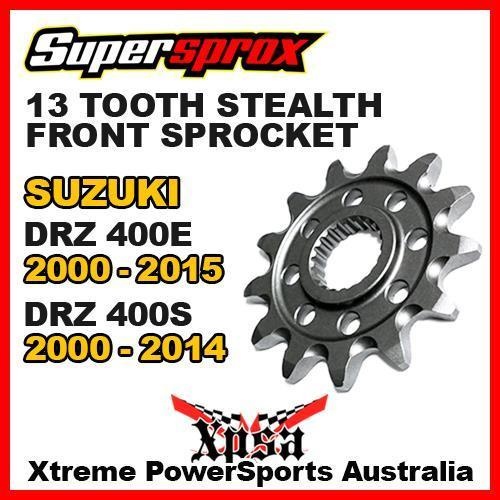 SUPERSPROX FRONT SPROCKET 13T STEALTH DRZ 400E DRZ400E 00-15 400S DRZ400S 00-14