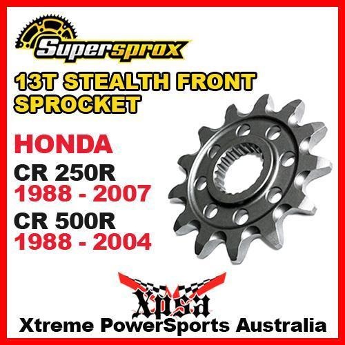 SUPERSPROX FRONT SPROCKET STEALTH 13T CR 250R CR250R 88-07 CR500R 500R 88-04 MX