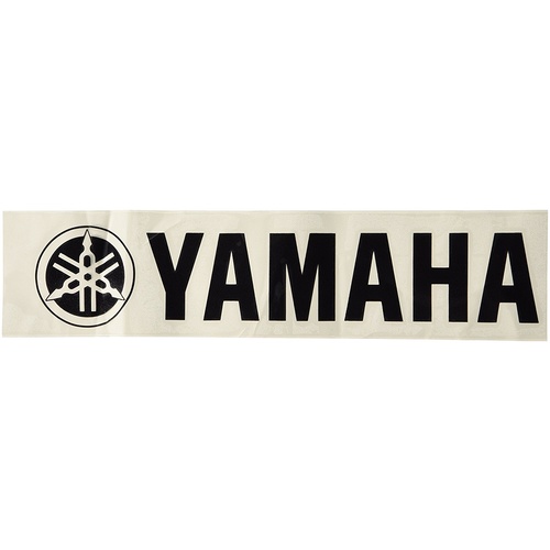Factory Effex 12-94214 Black Yamaha Die Cut Window Sticker