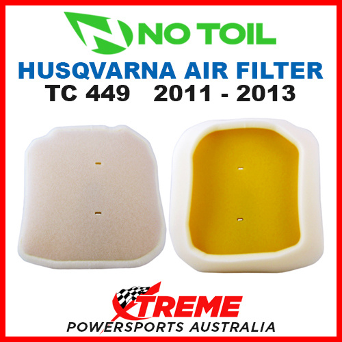 Twin Stage Air Filter for Husqvarna 449 TC 2011-2013 No Toil 130-45