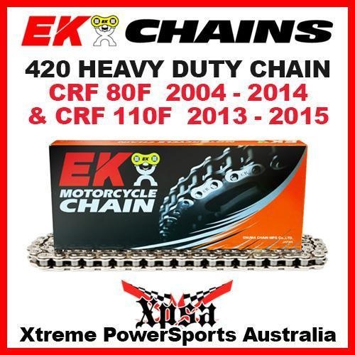 EK MX HEAVY DUTY 420 GREY CHAIN HONDA CRF 80F CRF80F 04-2014 CRF110F 110F 13-15