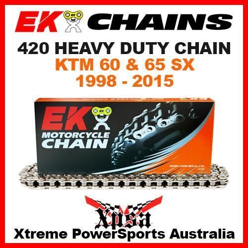 EK MX HEAVY DUTY 420 GREY CHAIN KTM 60 65 SX 60SX 65SX 1998-2015 MOTOCROSS DIRT