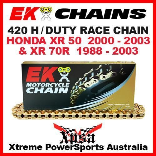 EK MX H/DUTY RACE RACING 420 GOLD CHAIN HONDA XR 50 XR50 00-03 XR70R 70R 88-03