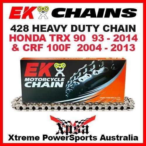 EK MX HEAVY DUTY 428 GREY CHAIN HONDA TRX 90 1993-2014 CRF 100F 2004-2013 ATV