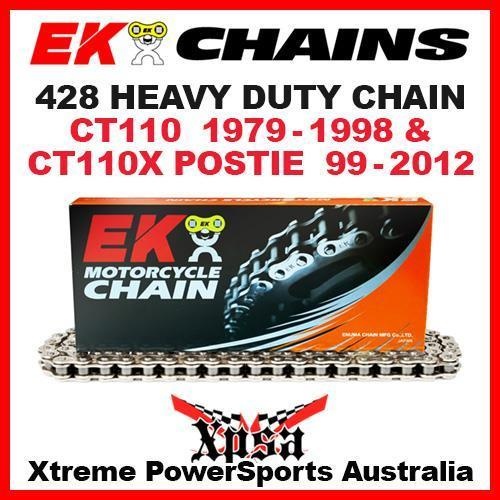 EK MX HEAVY DUTY 428 GREY CHAIN HONDA CT110 79-1998 CT110X POSTIE BIKE 99-2012