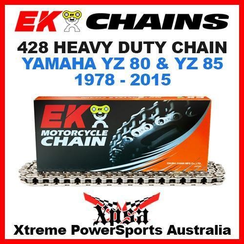 EK MX HEAVY DUTY 428 GREY CHAIN YAMAHA YZ 80 85 YZ80 YZ85 1978-2015 MOTOCROSS